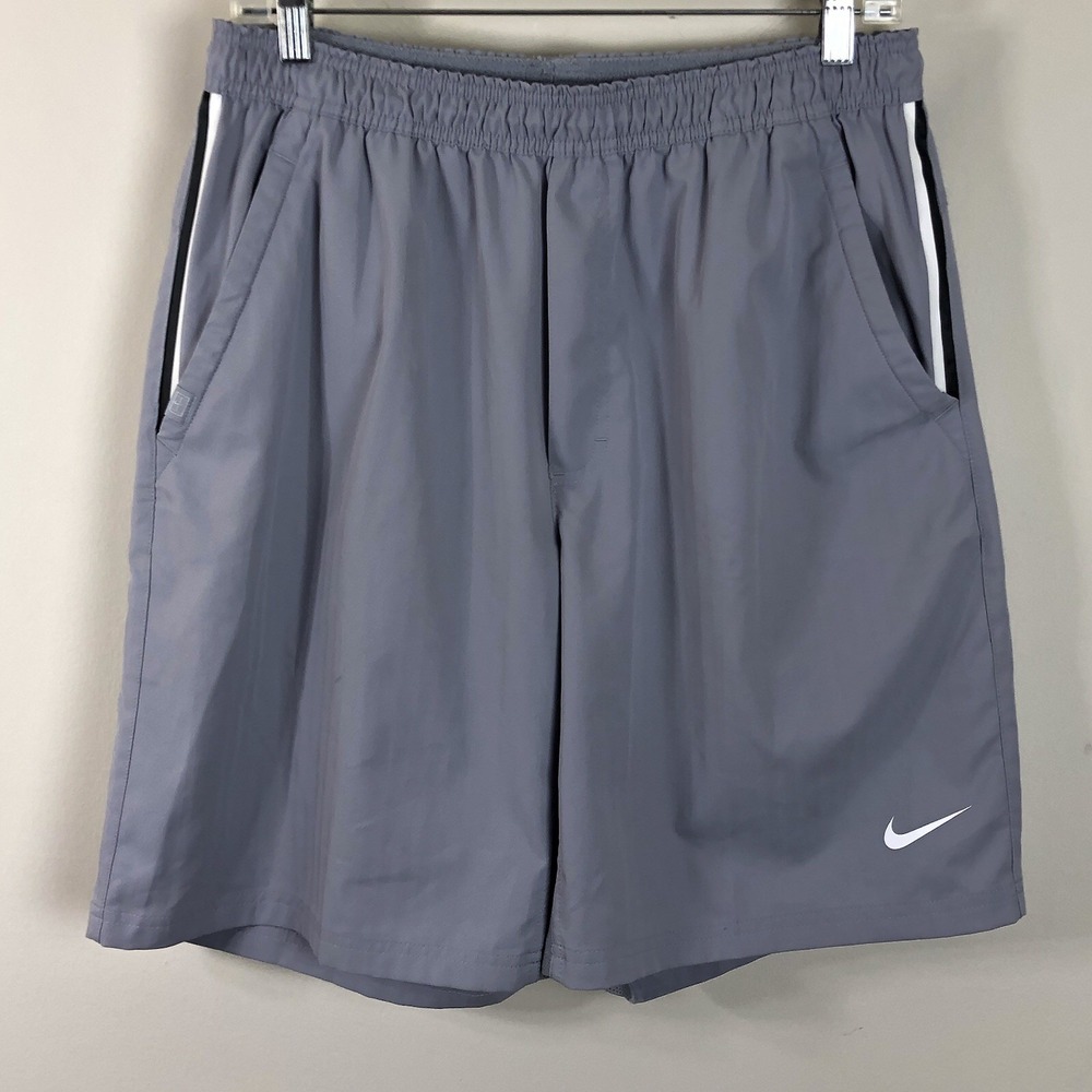 Nike Dri-Fit Court Victory Tennis Shorts Mens Sz L Gray Sports Athletic